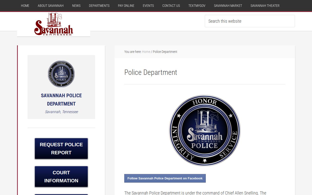 Savannah Police Department recent arrest source